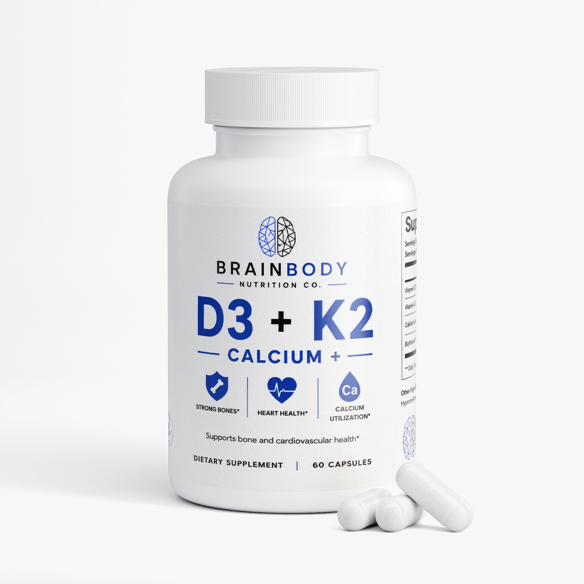 Vitamin D3 + K2 + Calcium